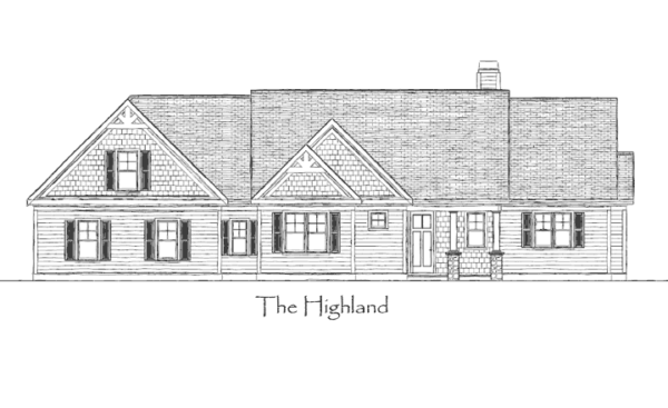 The Highland – Custom Home Design Floor Plan