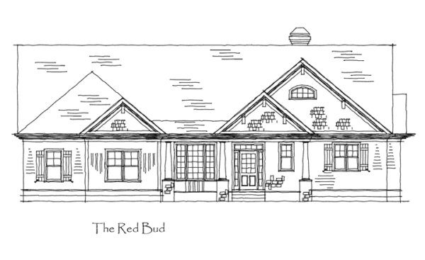 The Red Bud – Custom Home Design Floor Plan